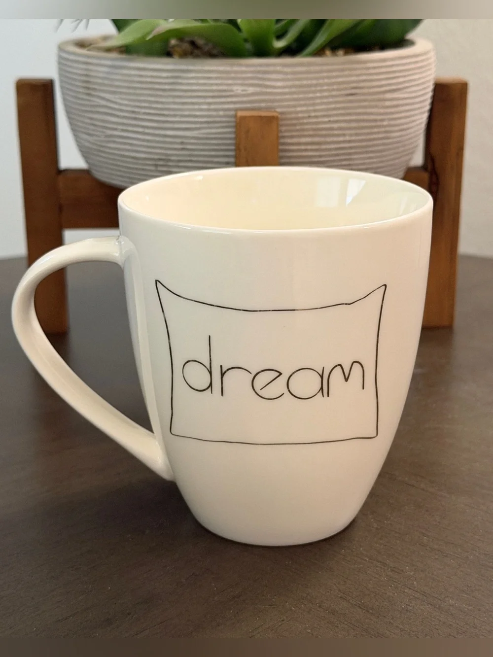Set of 3 Mugs~ 2 XL Gold Polkadot Mugs & 1 M Dream Mug